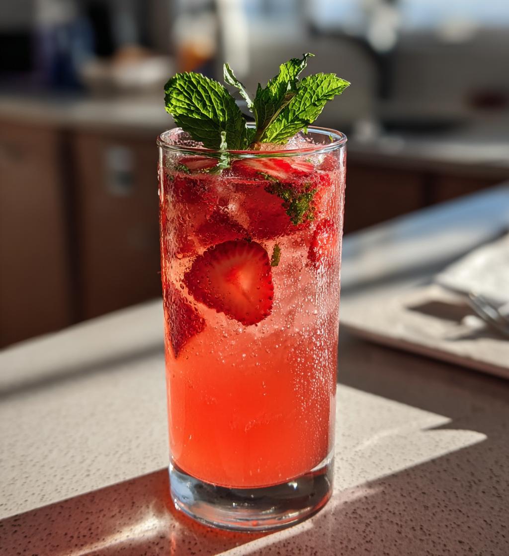 Aardbeienlimonade - detail 1