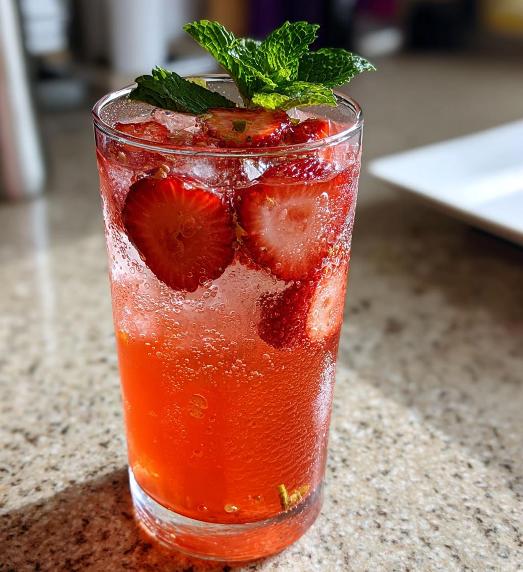Aardbeienlimonade