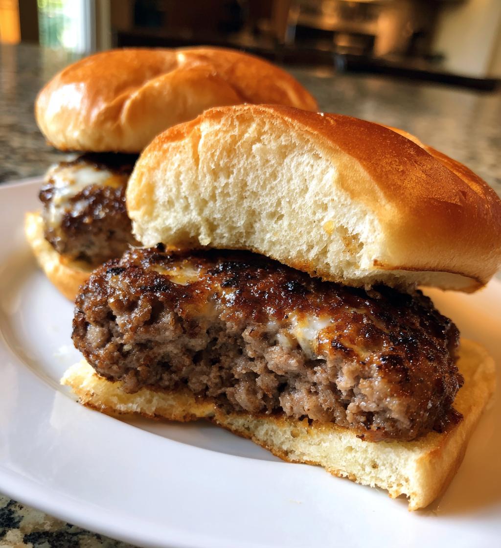 Air Fryer Burgers - detail 1
