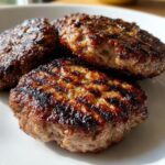 Air Fryer Hamburgers