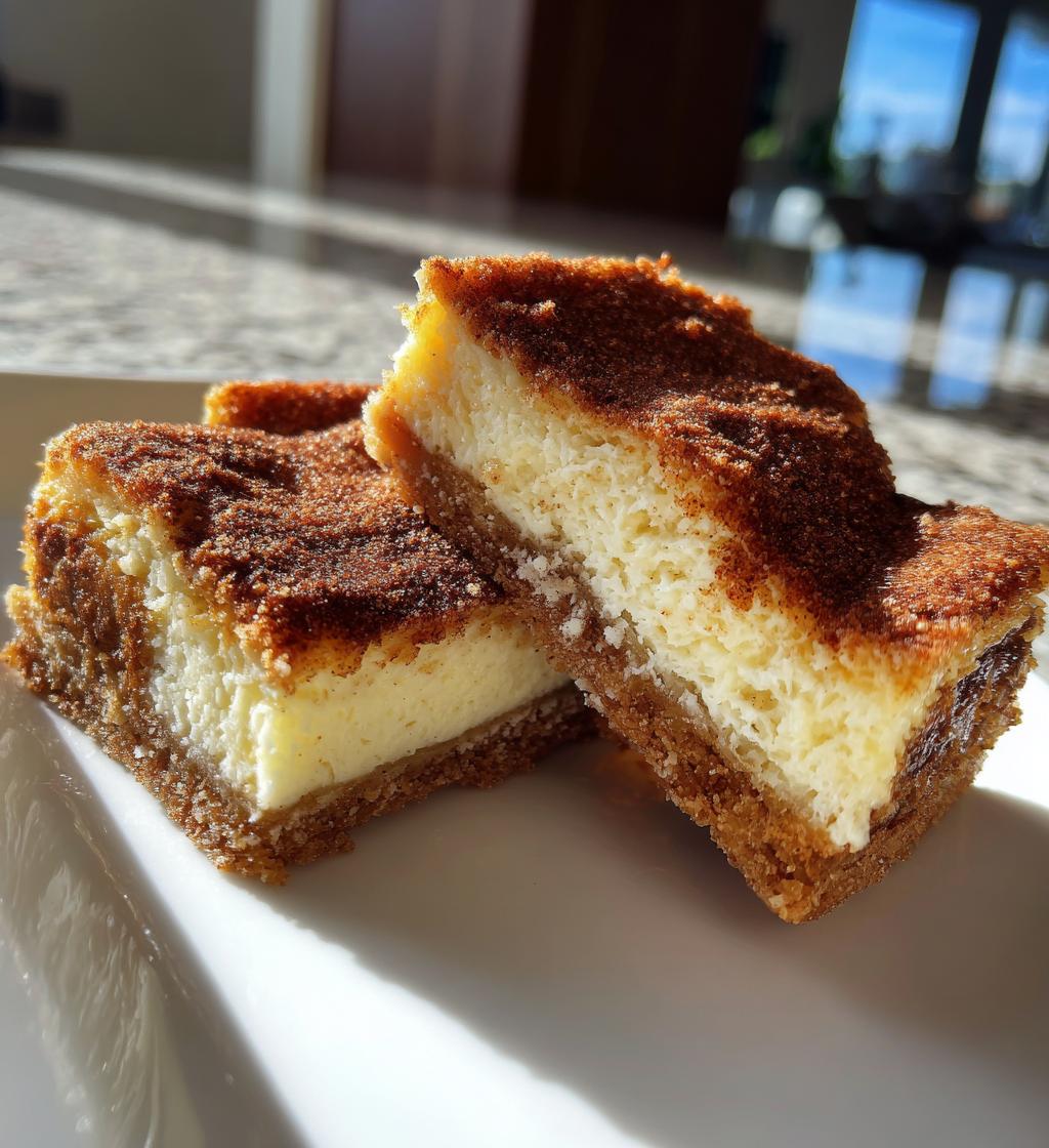 Churro Cheesecake Bars - detail 1