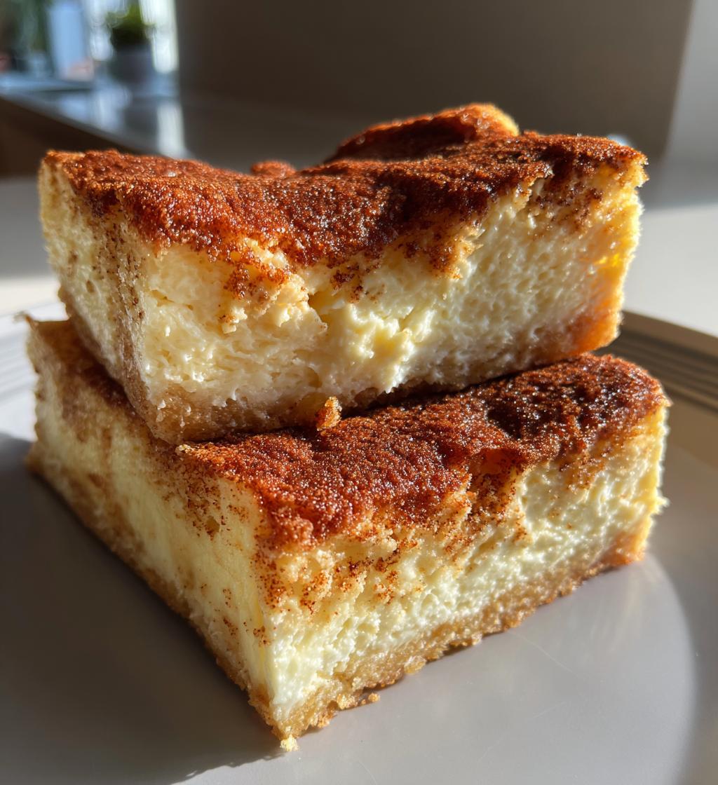 Churro Cheesecake Bars