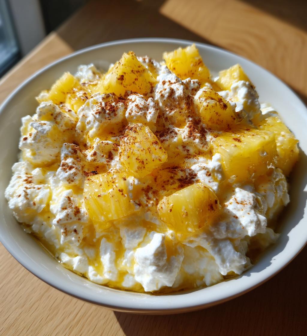 Cottage Cheese with Pineapple