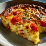Crustless Caprese Quiche
