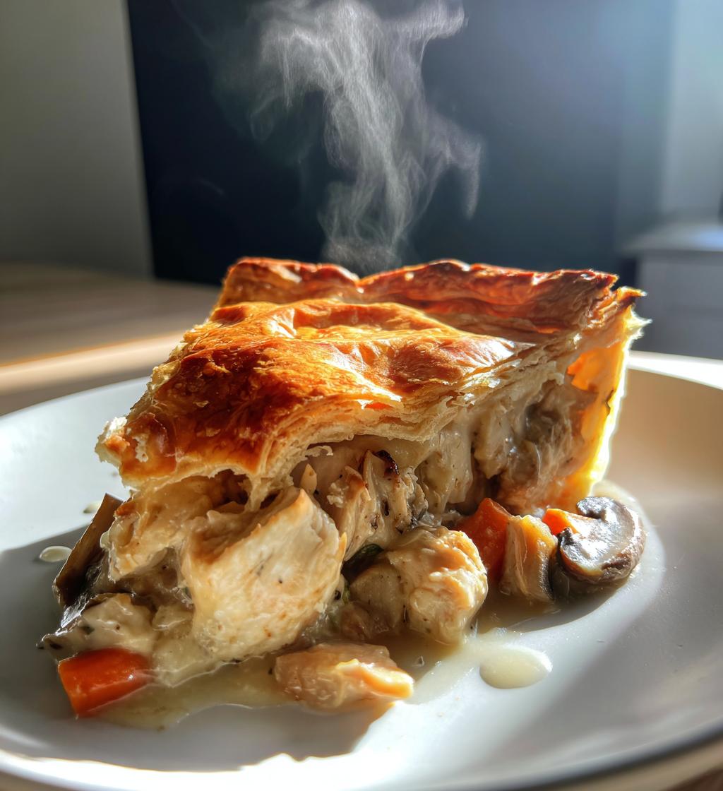 Diepe Schotel Kip Pastei