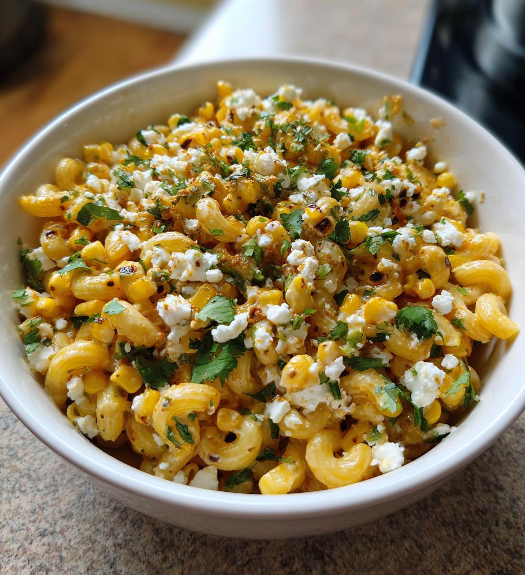 Elote-geïnspireerde pastasalade - detail 1