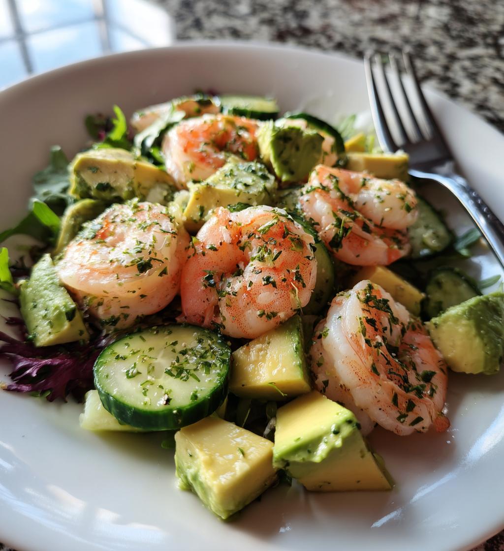 Garnalen- en Avocadosalade - detail 1