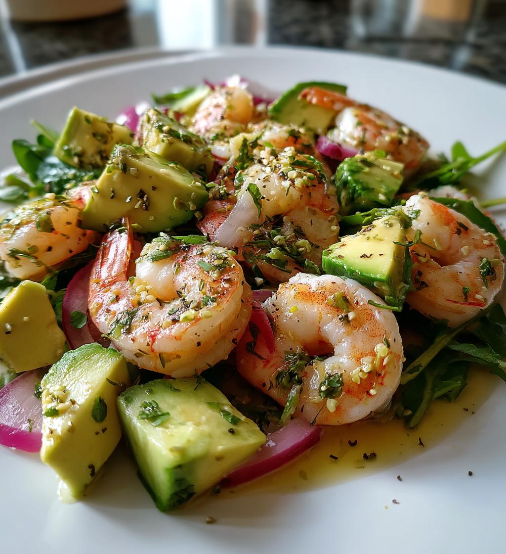 Garnalen- en Avocadosalade
