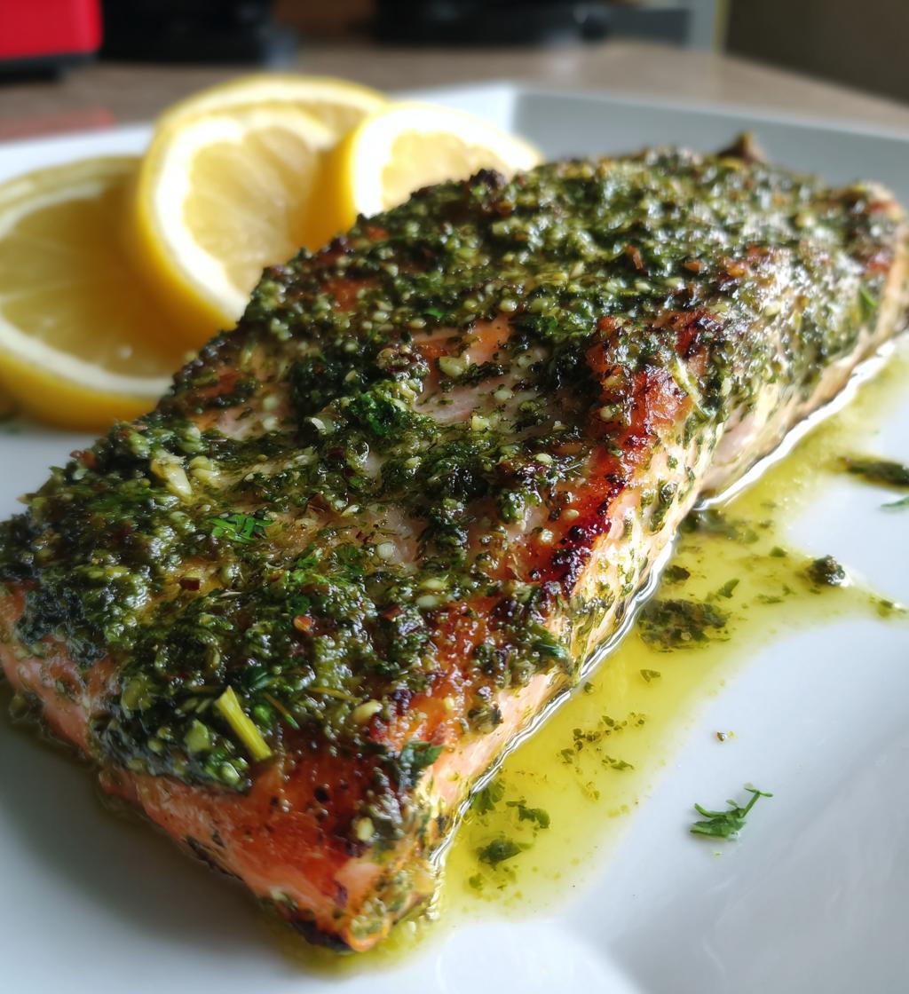Gebacken Pesto Zalm