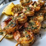 Gegrilde Garnalenspiesjes