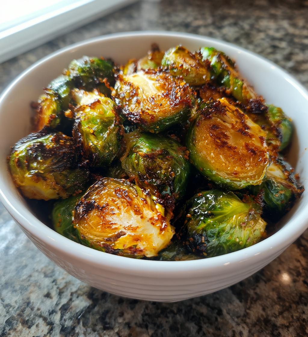 Gekruide Spruitjes uit de Airfryer