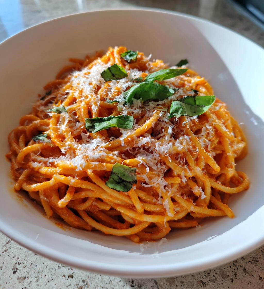 Geroosterde Rode Paprika Pasta