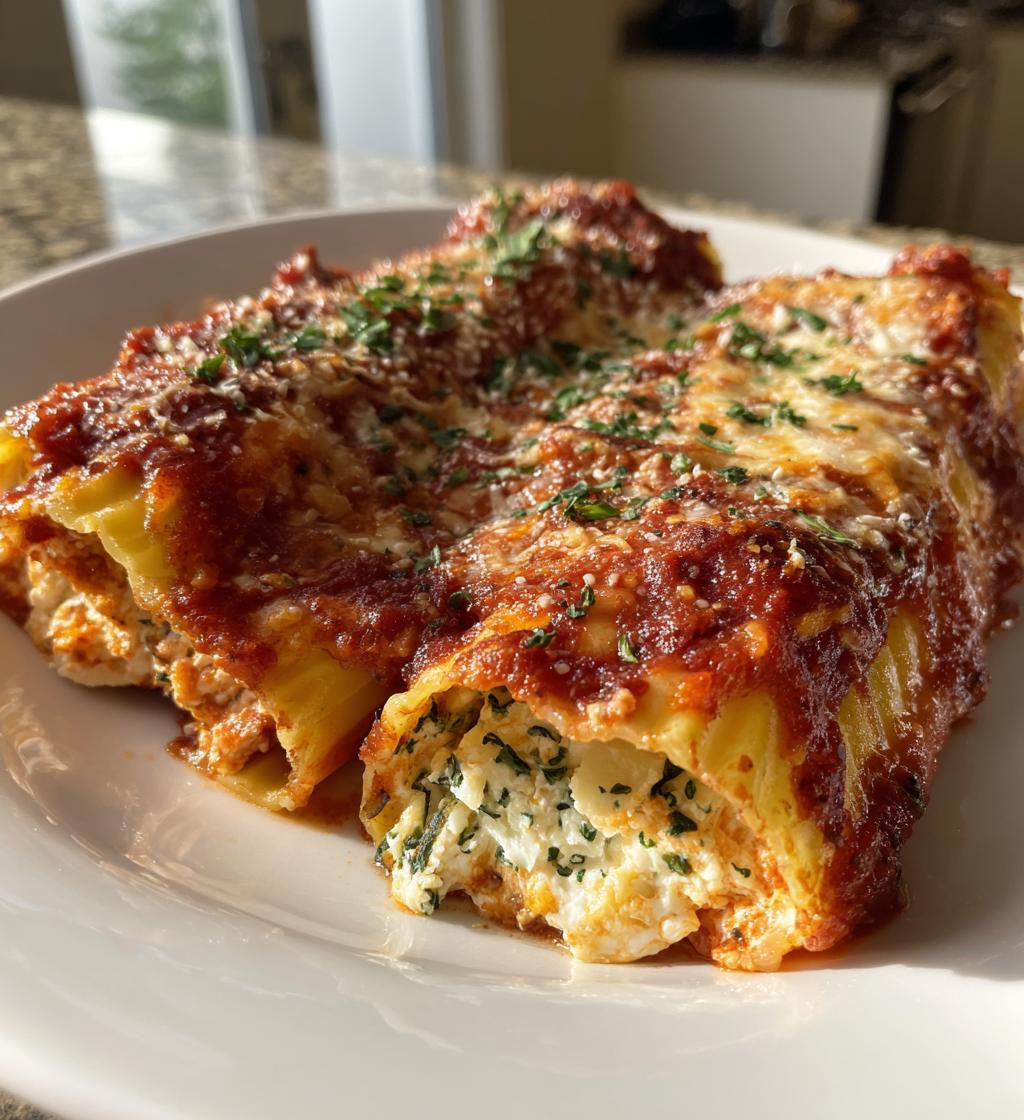Gevulde Manicotti met Marinara - detail 1