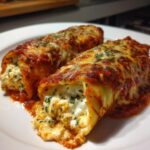 Gevulde Manicotti met Marinara