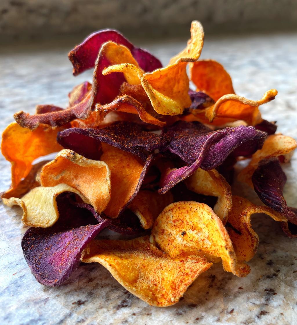 Groentechips (Biet en Zoete Aardappel) - detail 1
