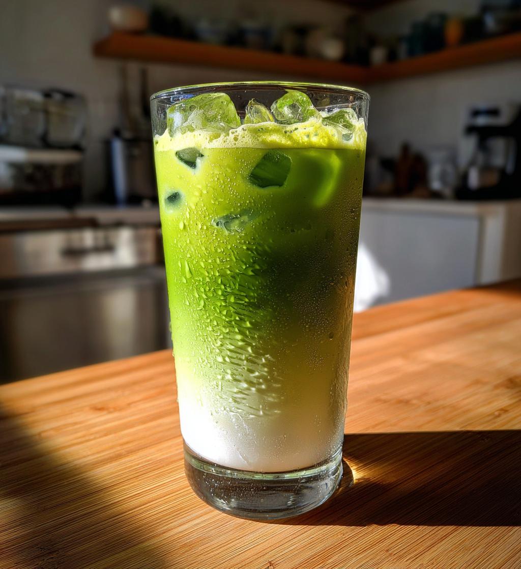 Iced Matcha Latte - detail 1