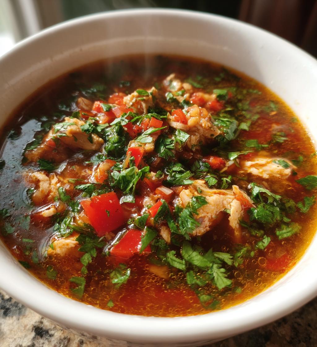 Kip Enchilada Soep (Laag Koolhydraat)