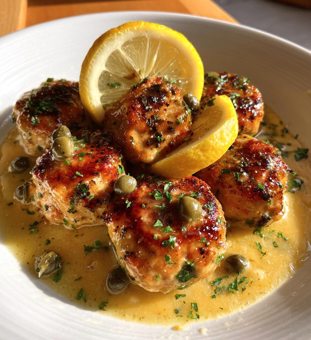 Kip Piccata Gehaktballen