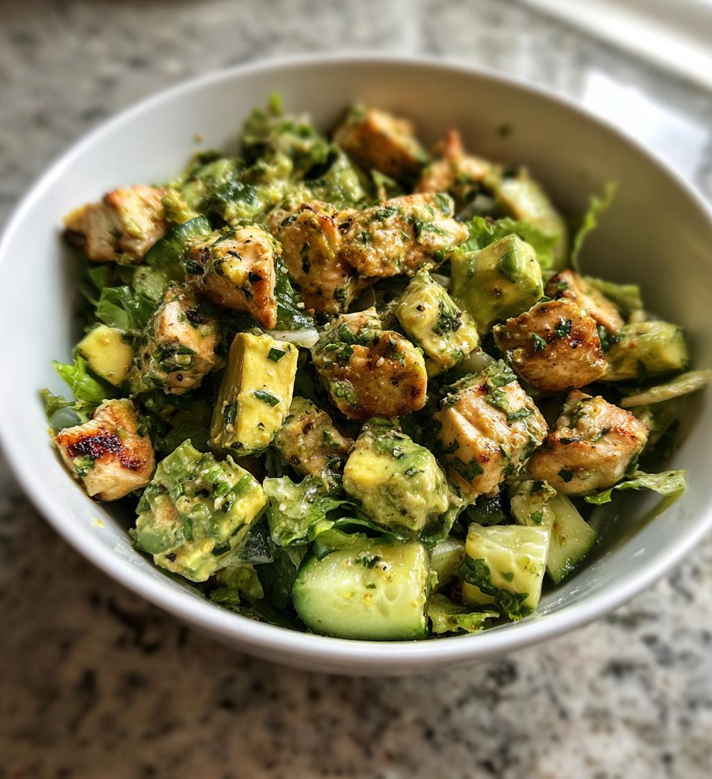 Kip Salade met Avocado