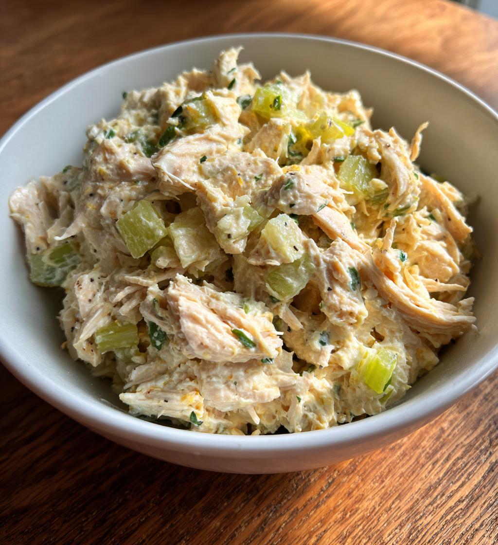 Kip Salade uit Blik