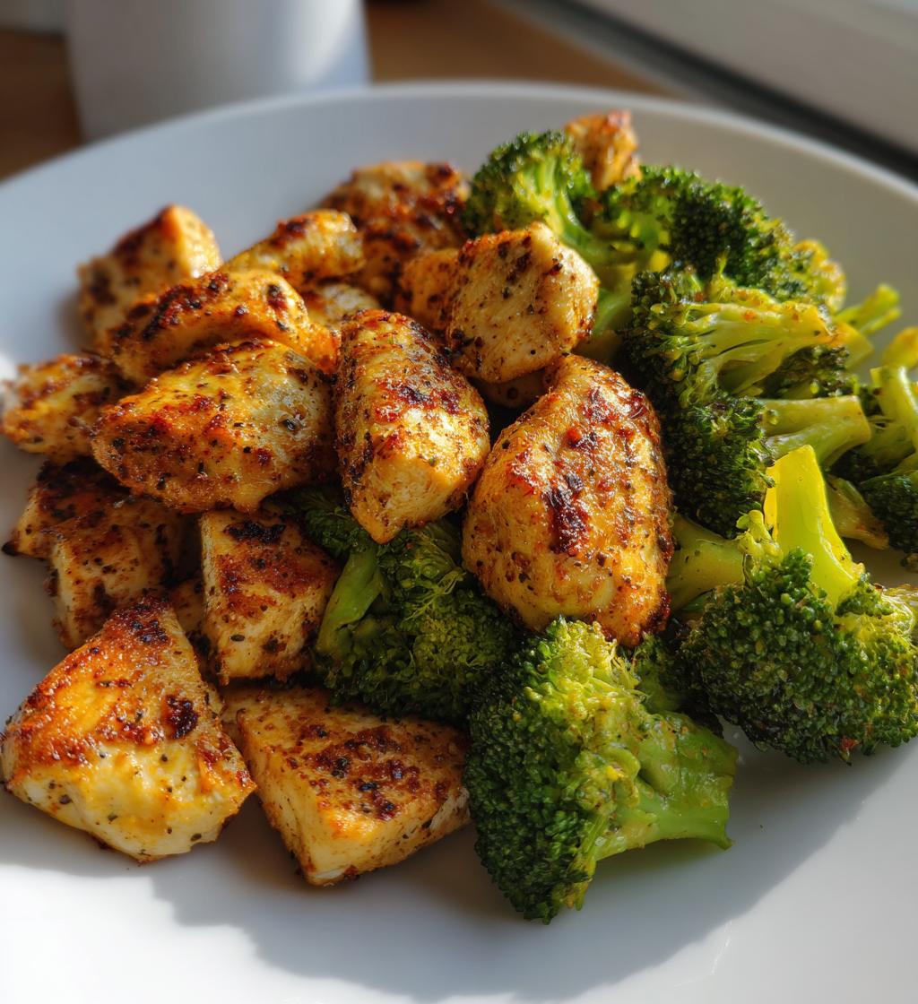 Kipfilet met Broccoli uit de Airfryer