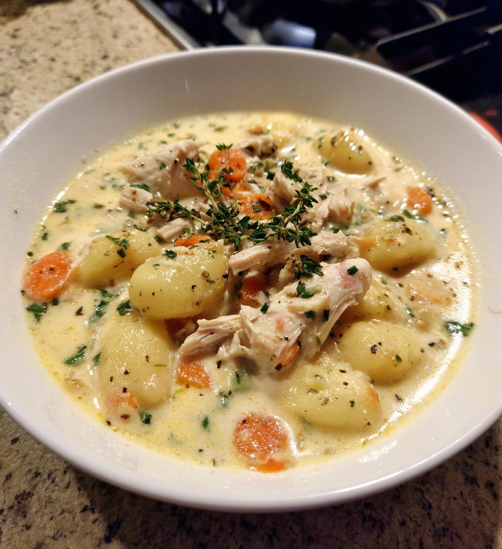 Kippen Gnocchi Soep