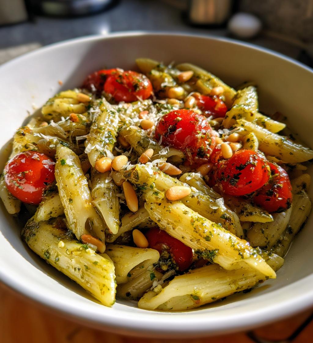 Koude Pesto Pasta Salade - detail 1