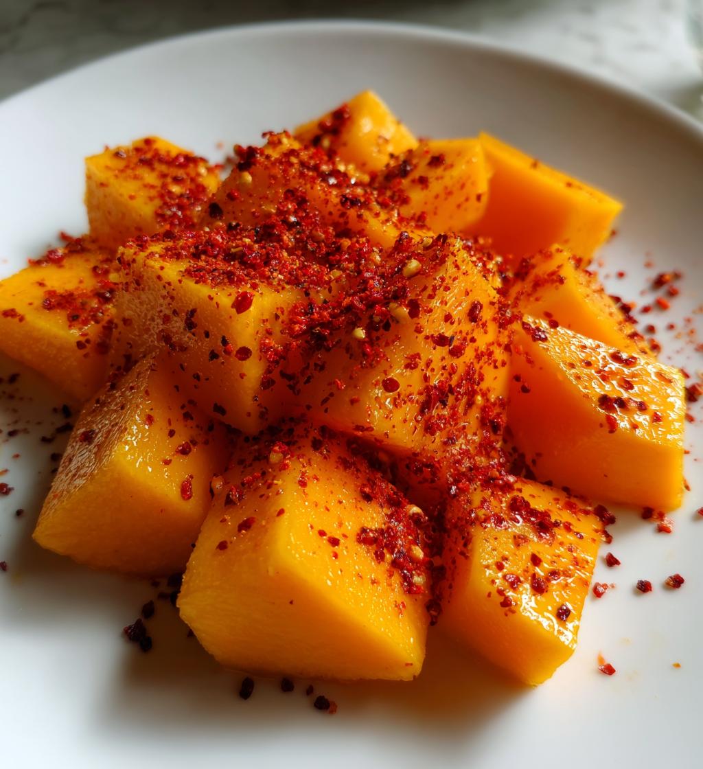 Mango met chilipoeder - detail 1