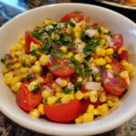 Maïs- en Tomatensalade