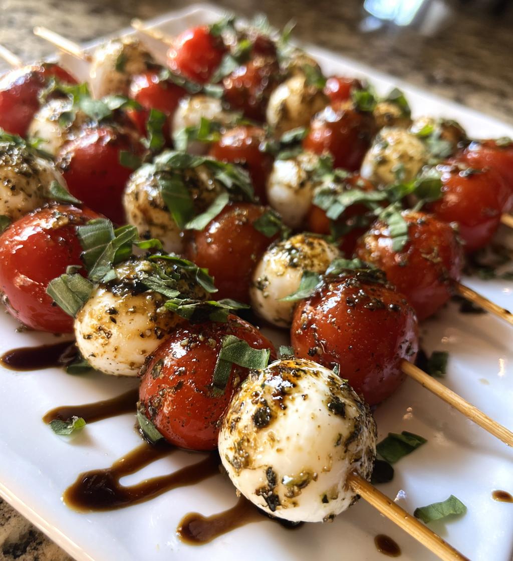Mini Caprese Spiesjes