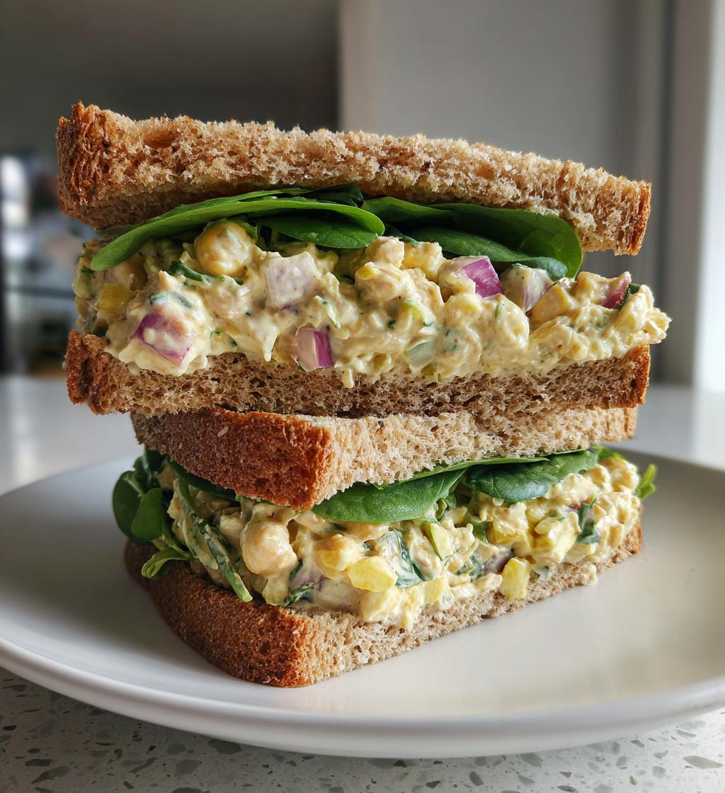 No-Chicken Salade Sandwich