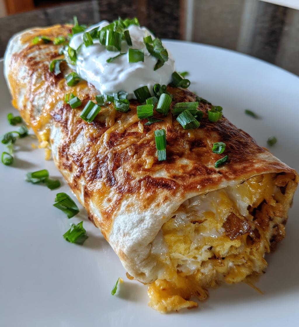 Ontbijt Burrito uit de Airfryer