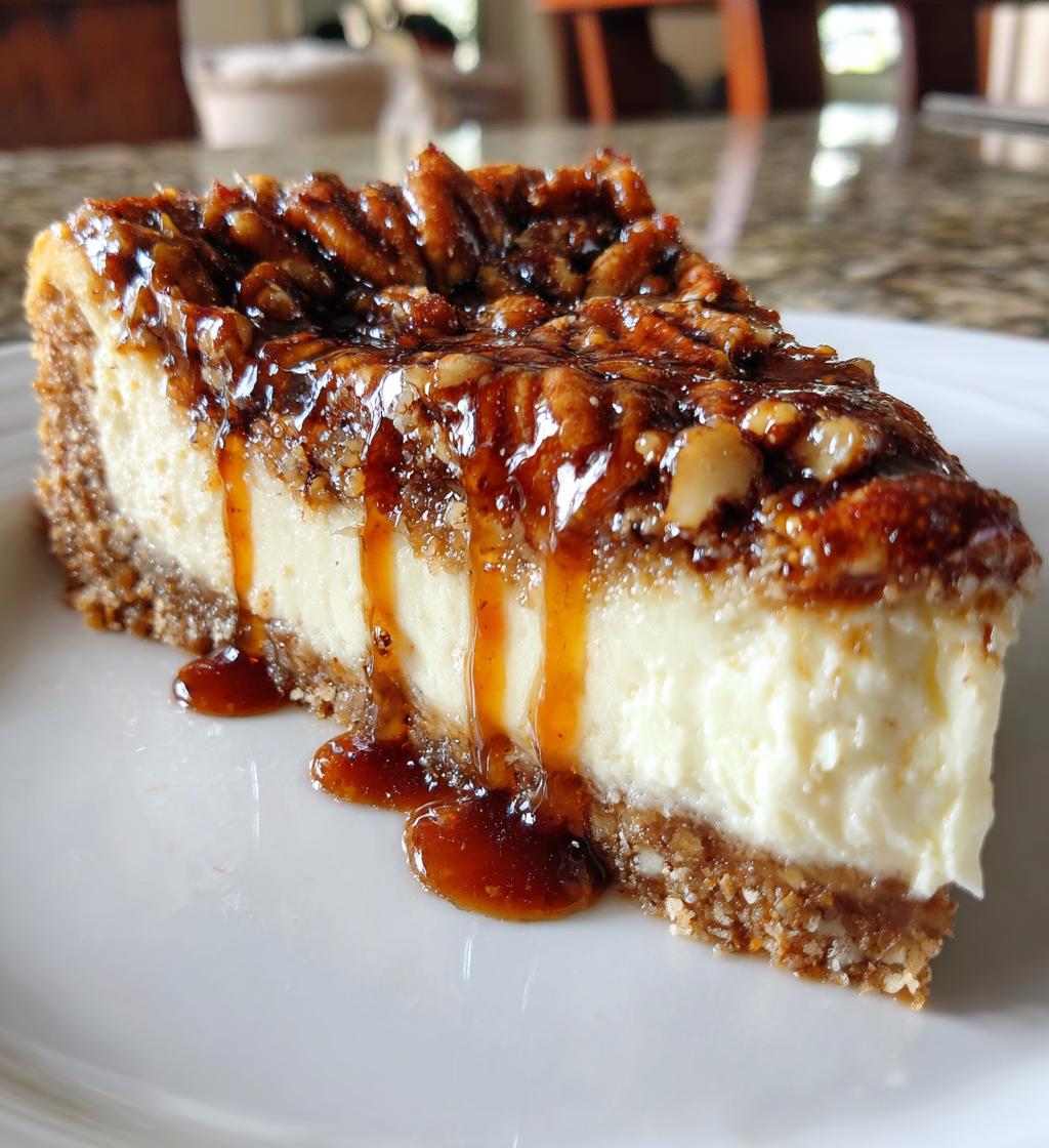 Pecan Pie Cheesecake - detail 1