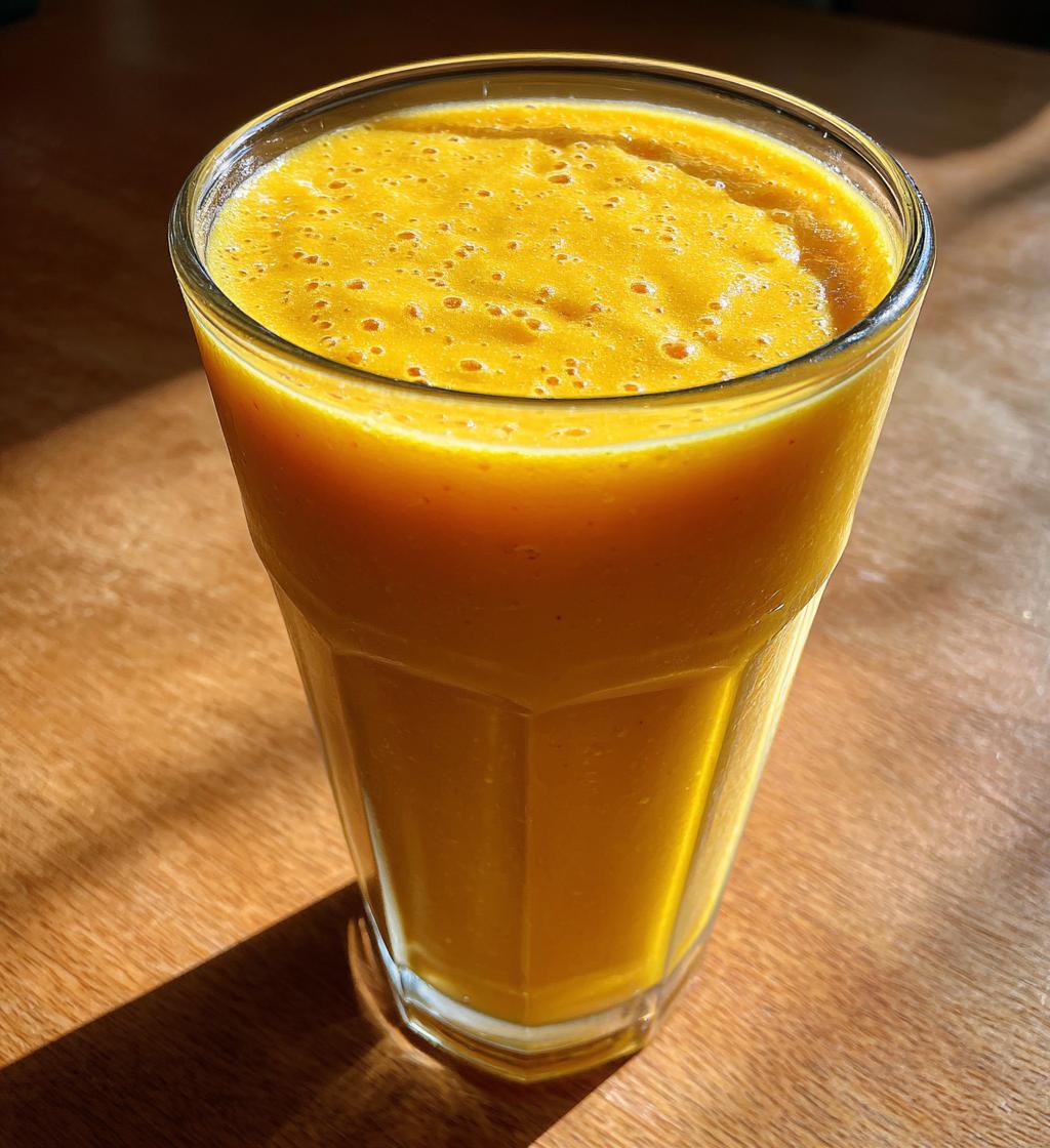 Perzik Mango Smoothie