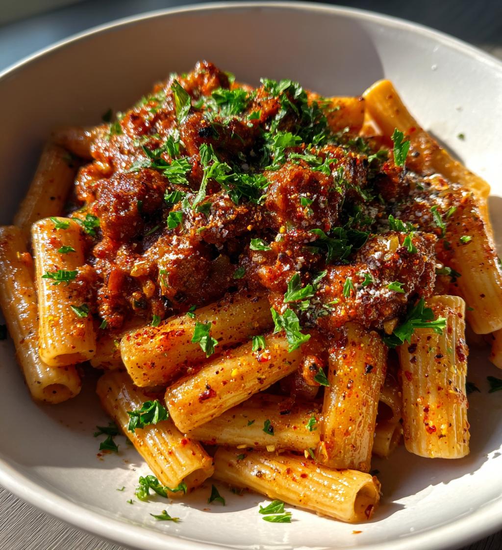 Pittige Worst Pasta - detail 1