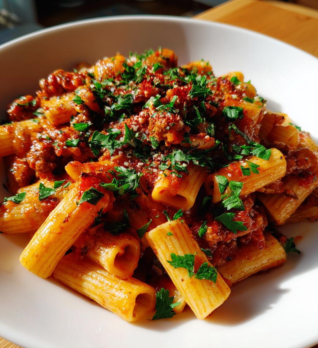 Pittige Worst Pasta