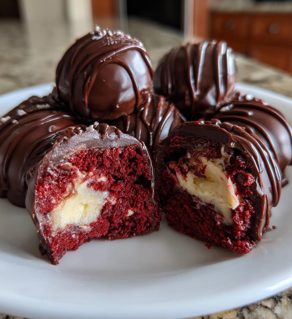 Red Velvet Cake Truffles