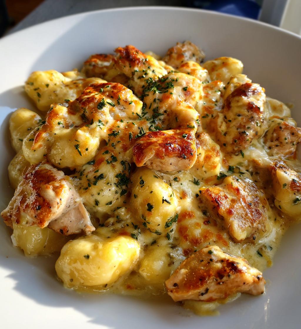 Romige Kip Gnocchi Skillet