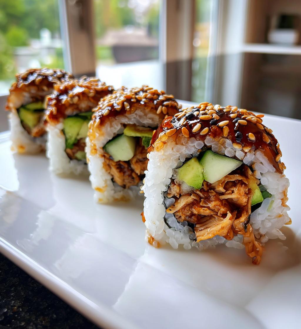 Teriyaki Kip Sushi Rollen - detail 1