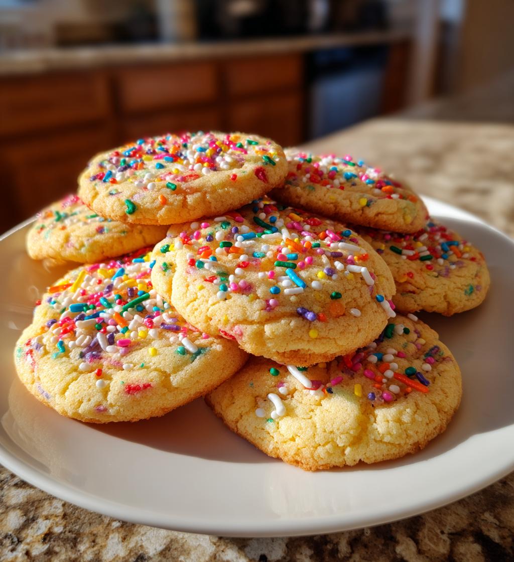 Verjaardagstaartkoekjes