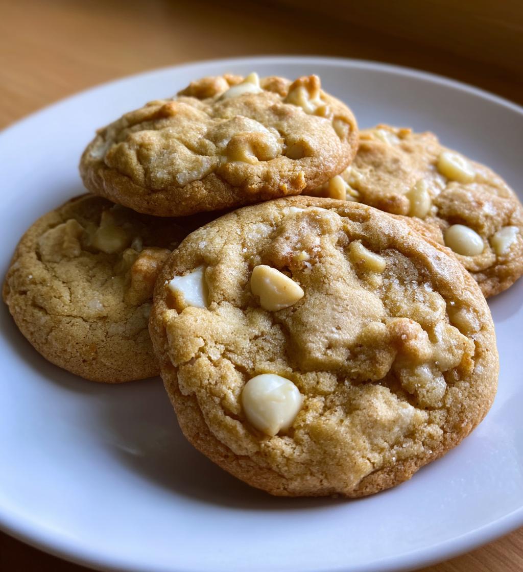 Witte Chocolade Macadamia Noten Koekjes