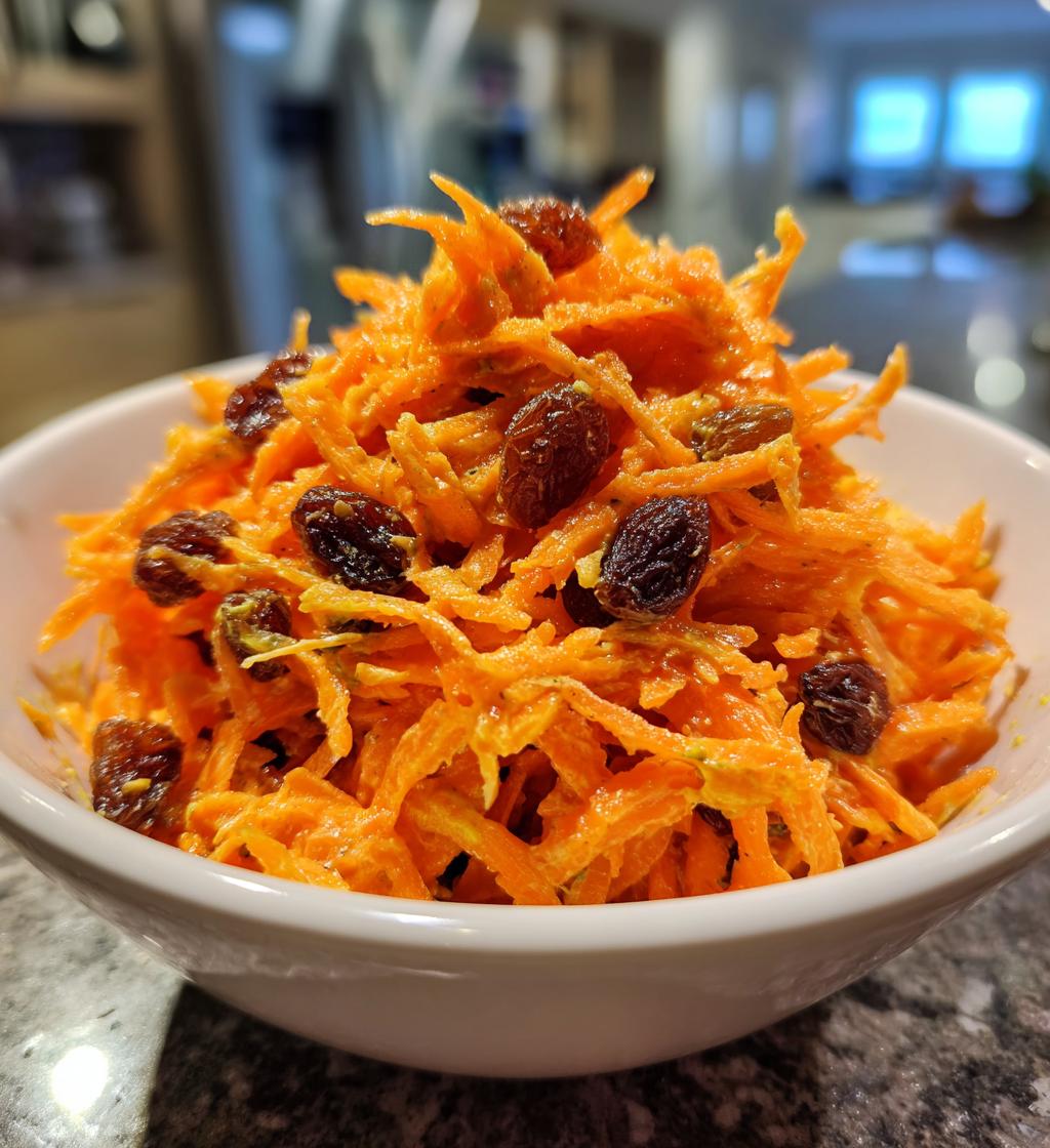 Wortel Rozijnen Salade