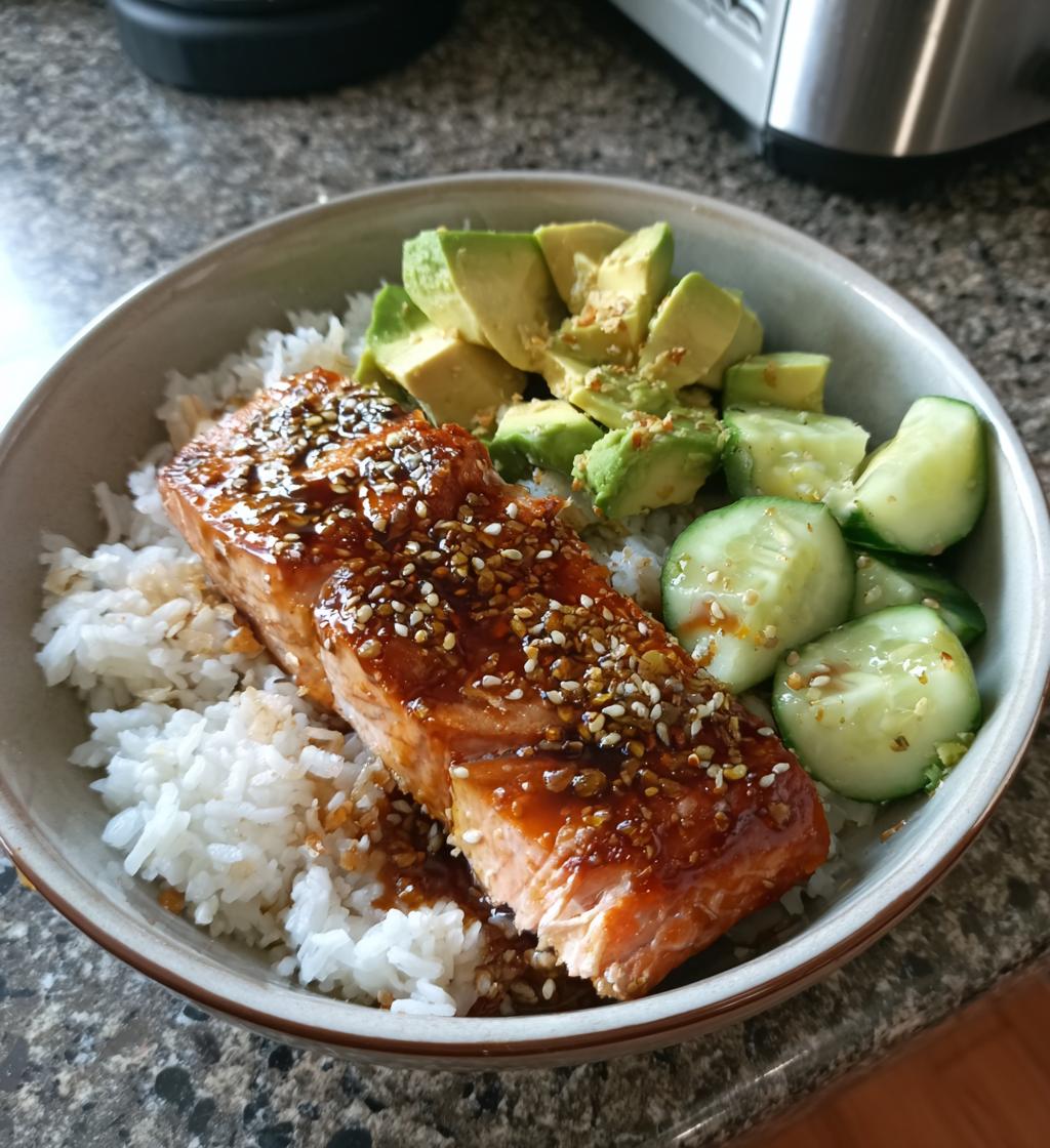 Zalm Rijstkommen