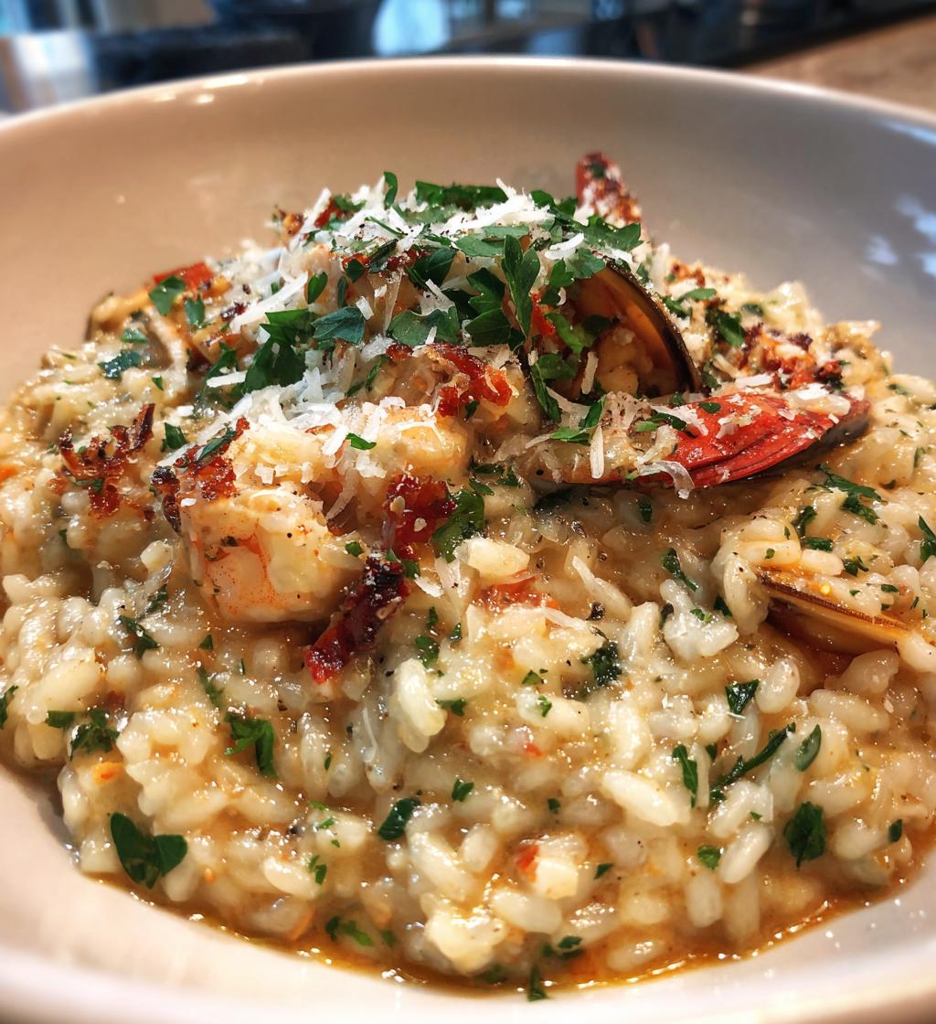Zeevruchtenrisotto