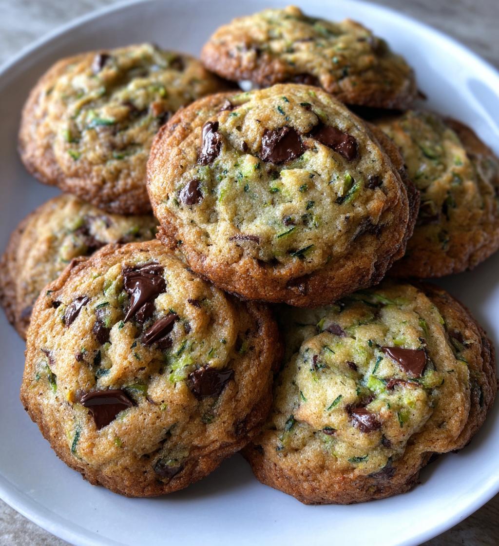 Zucchini Chocolate Chip Cookies