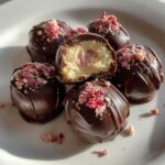 Aardbeien Cheesecake Truffels