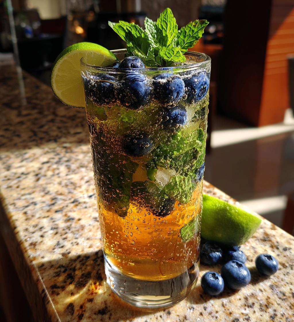 Blauwe Bessen Mojito
