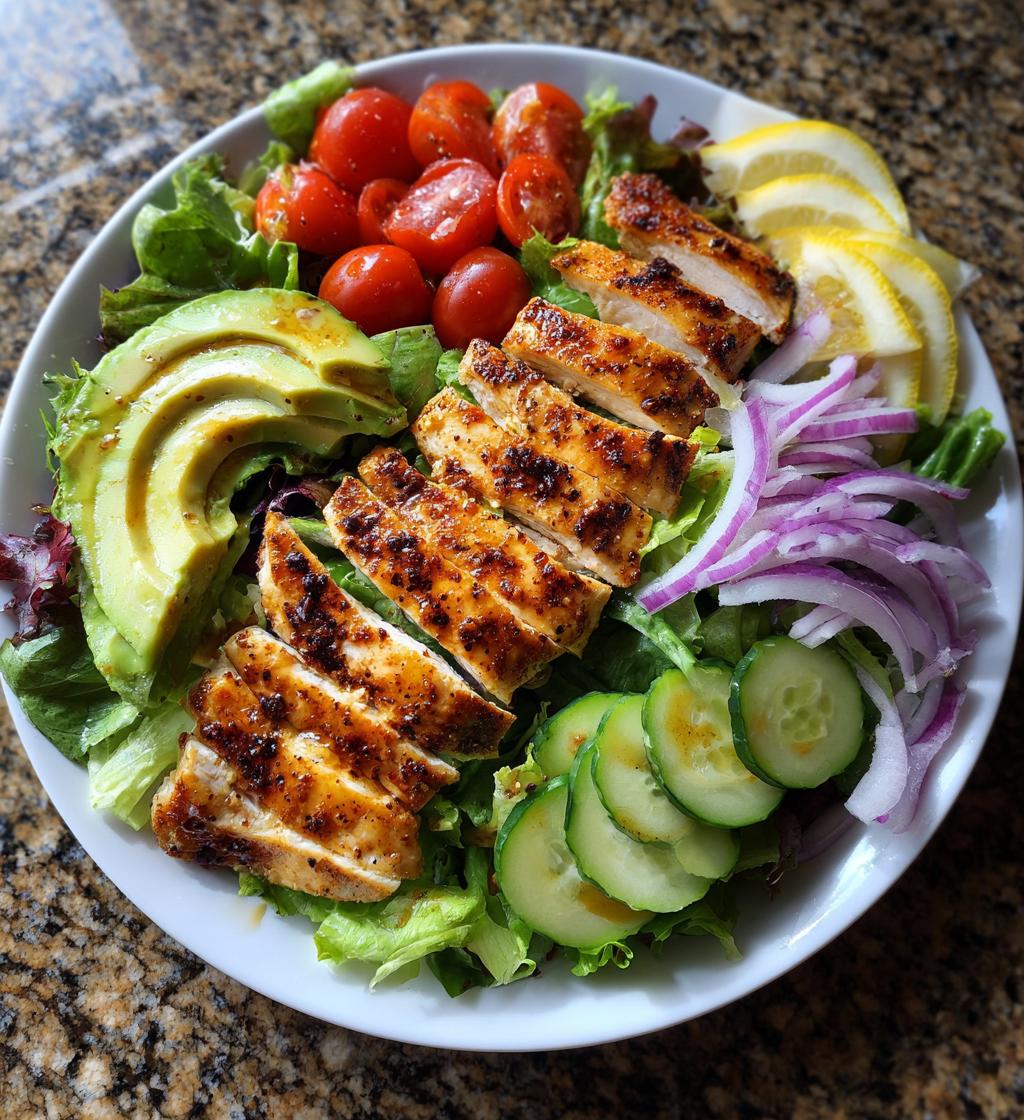 Gegrilde Kip Avocado Salade