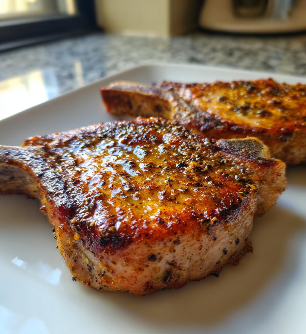 Gekruide Varkenskoteletten uit de Airfryer - detail 1
