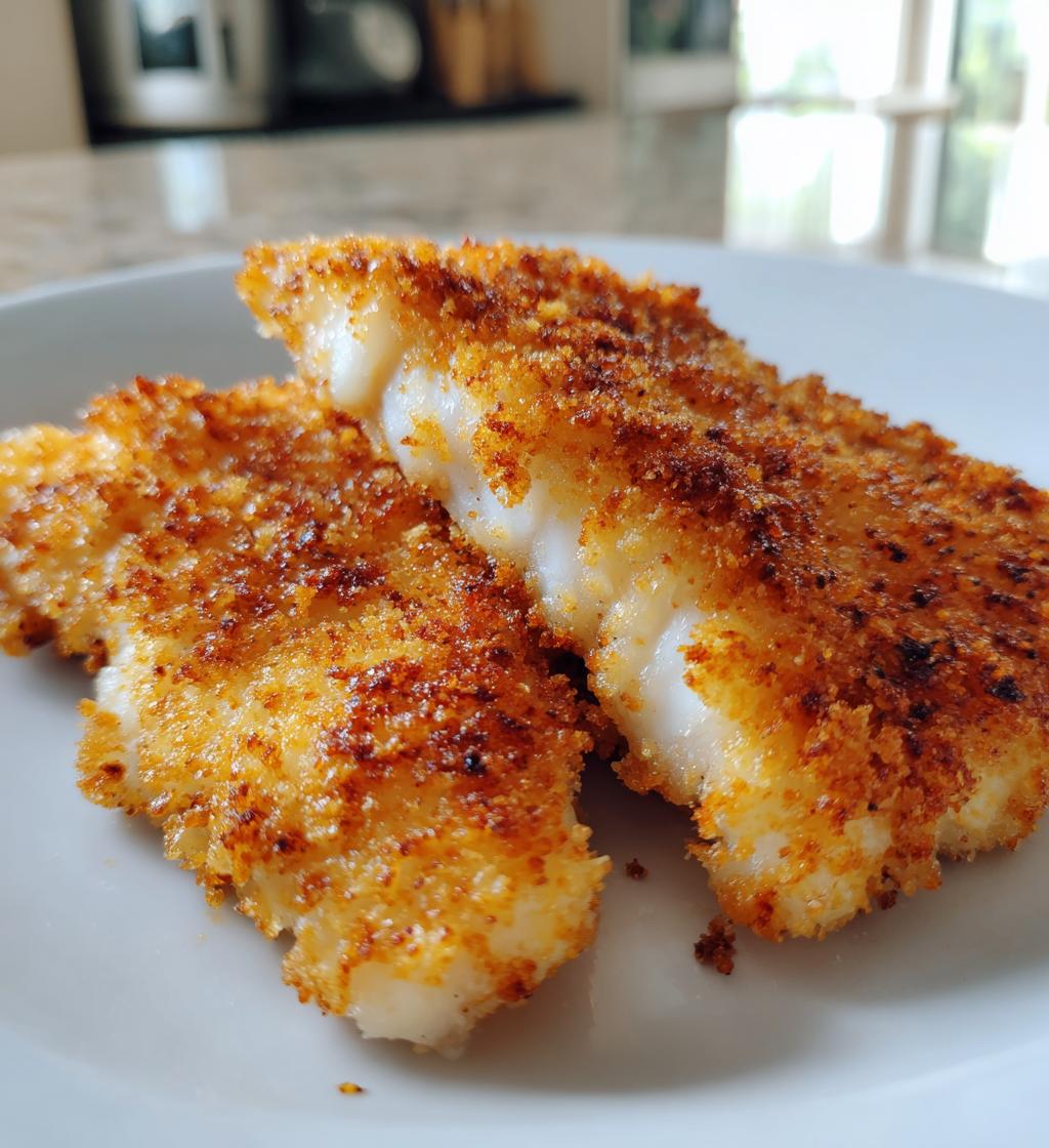Gepaneerde Kabeljauw uit de Airfryer